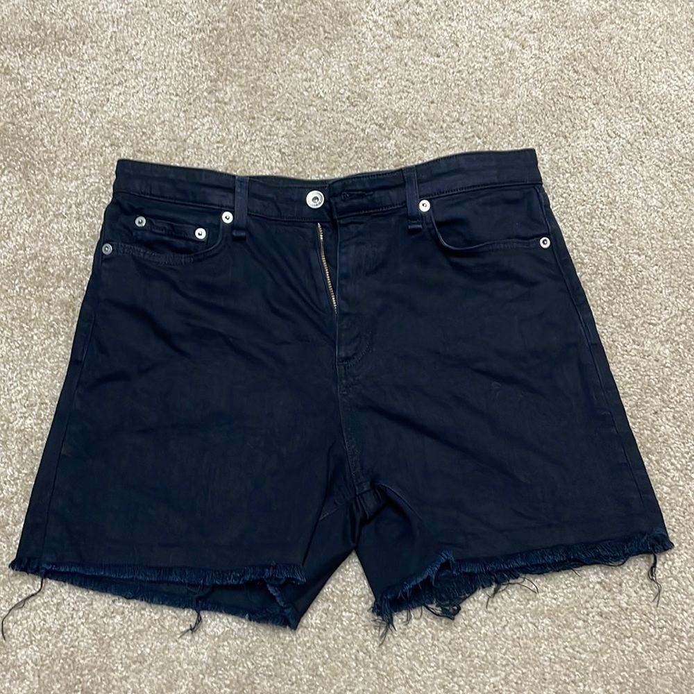 Rag & Bone Nina high rise shorts, size 28.